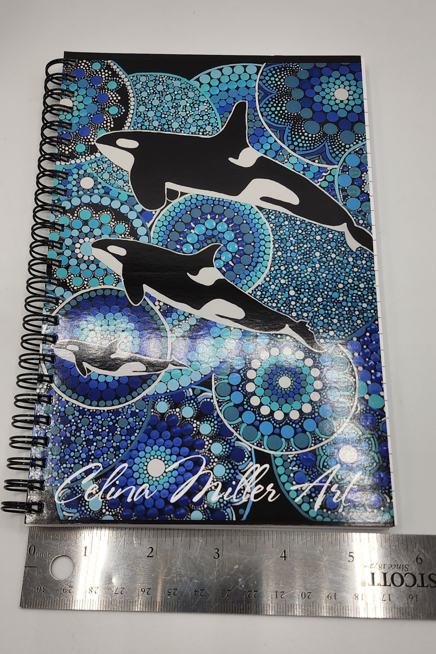 Celina Miller Art - Orca Notebook