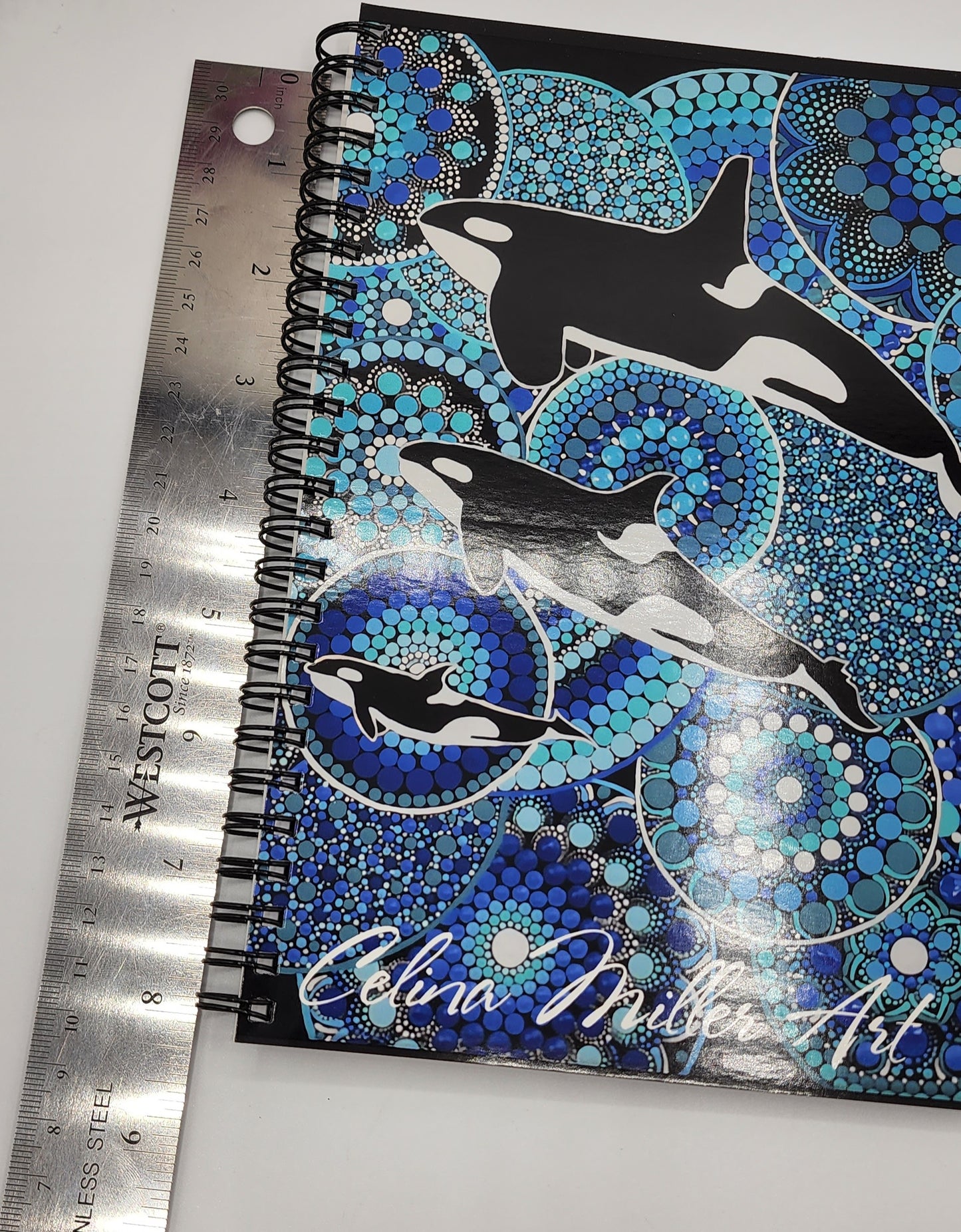 Celina Miller Art - Orca Notebook