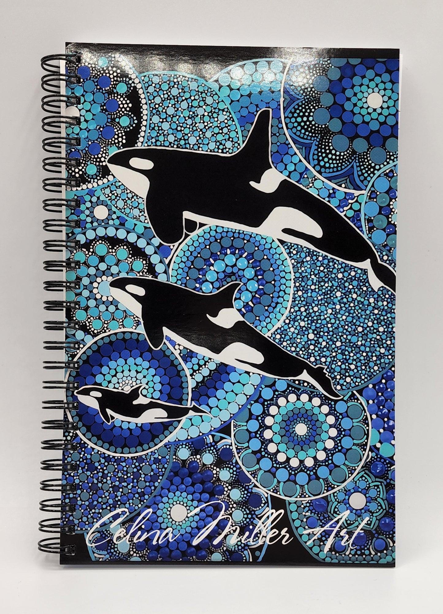 Celina Miller Art - Orca Notebook