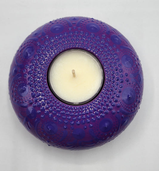 Celina Miller Art - Purple on Purple XL Tealight Holder