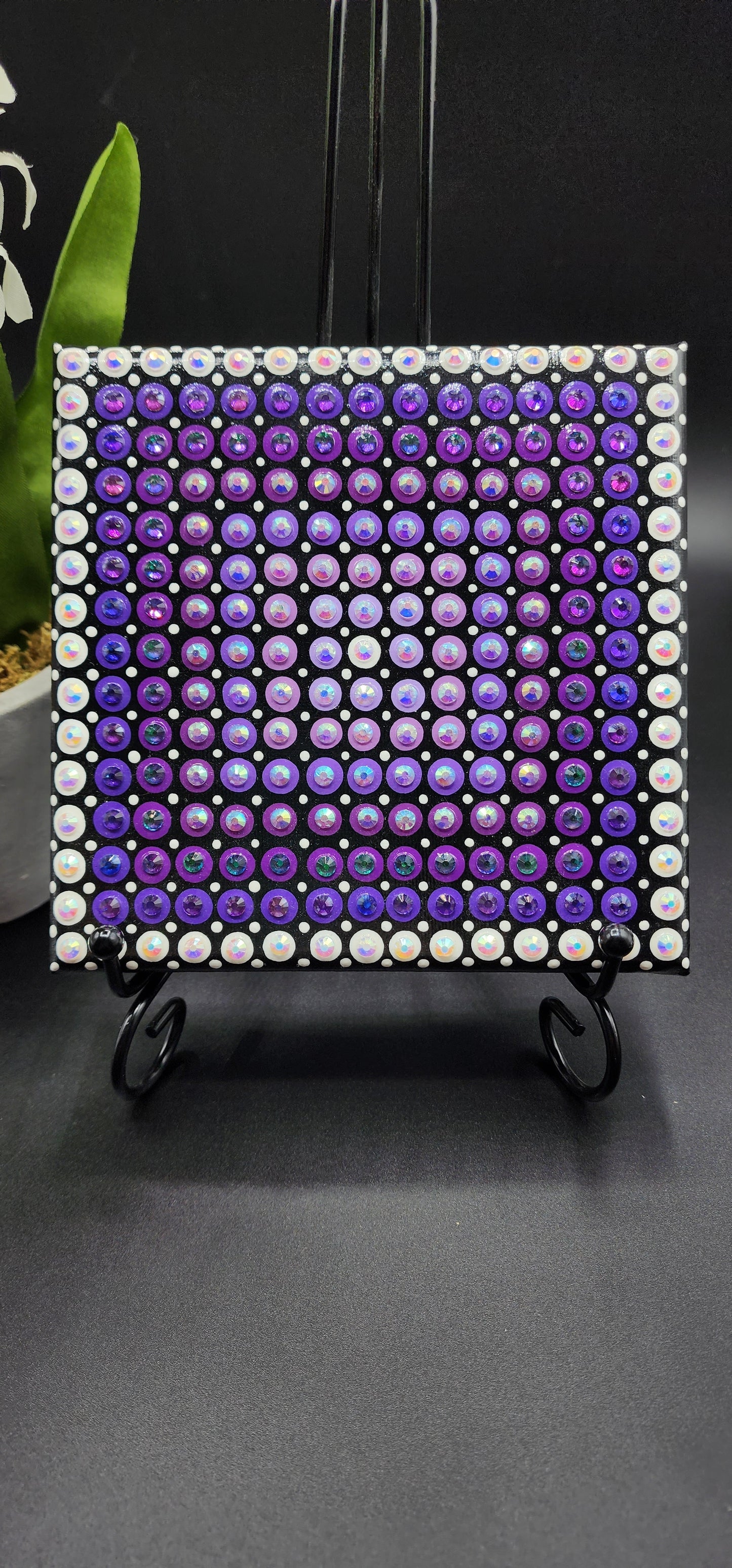 Celina Miller Art - Geometric Purple Canvas