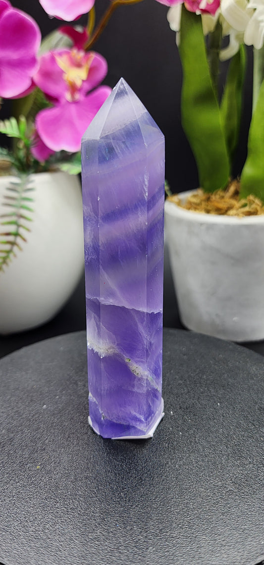 Purple Fluorite Point