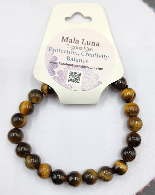 Tigers Eye Bracelet 8mm