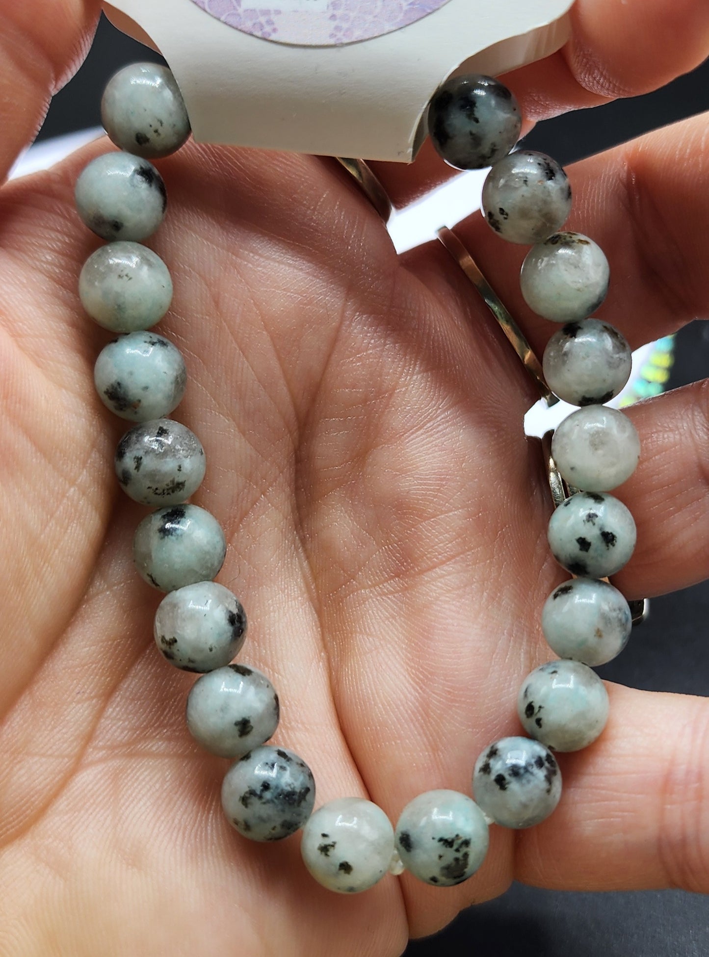 Kiwi Jasper Bracelet 8mm