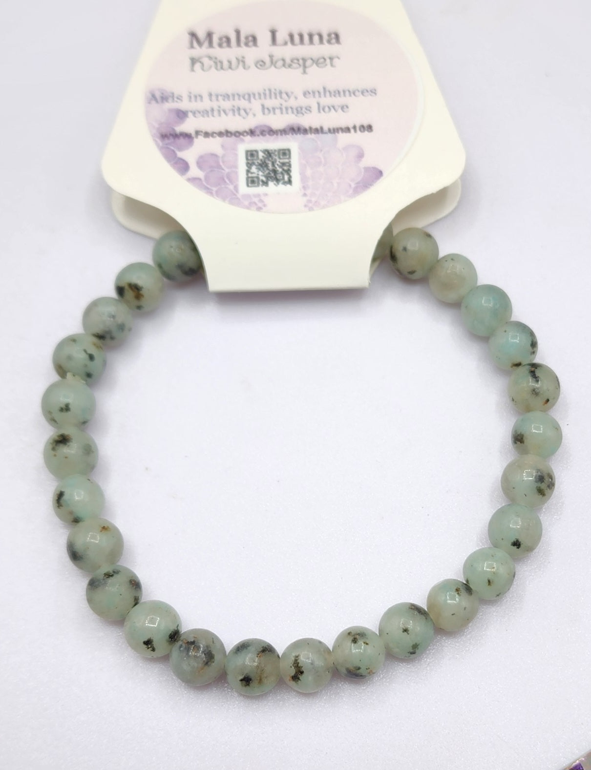 Kiwi Jasper Bracelet 6mm