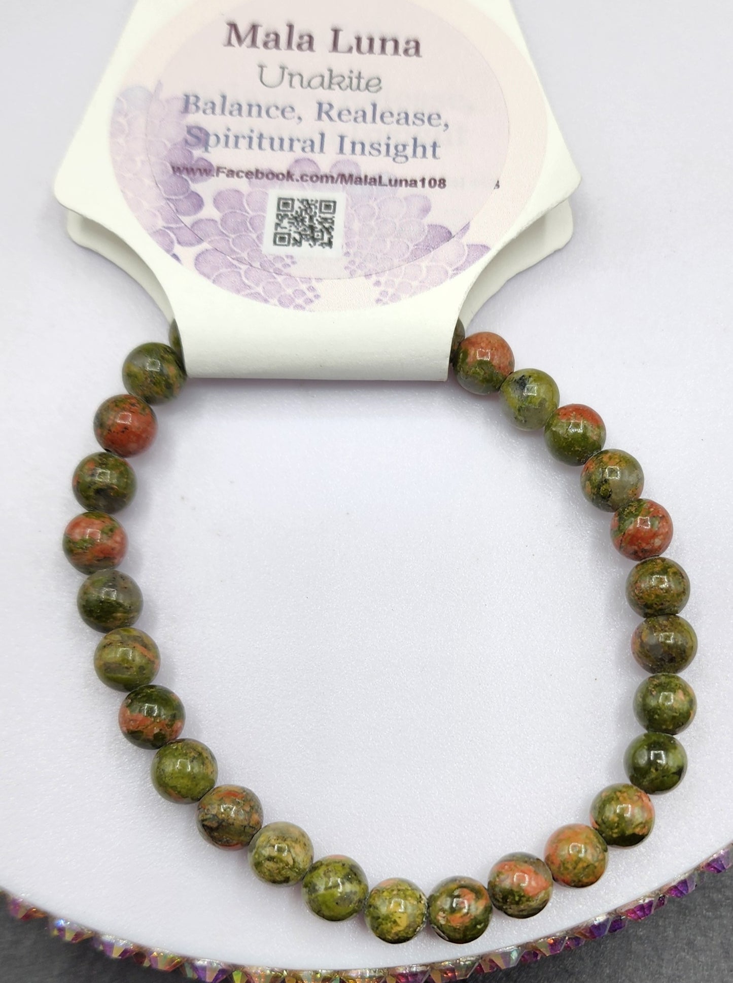 Unakite Bracelet 6mm