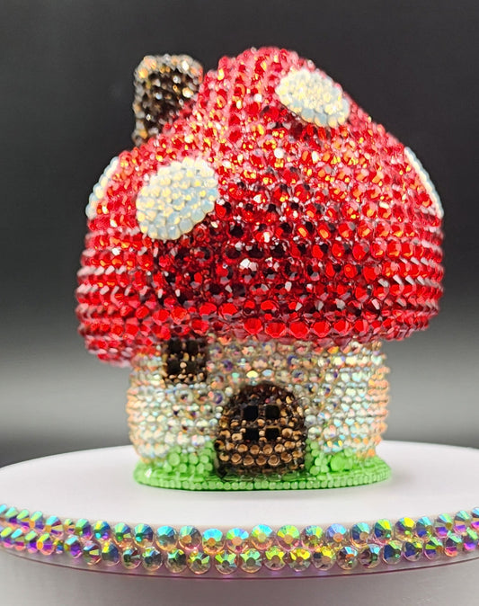 Celina Miller Art - Bling Magical Mushroom House