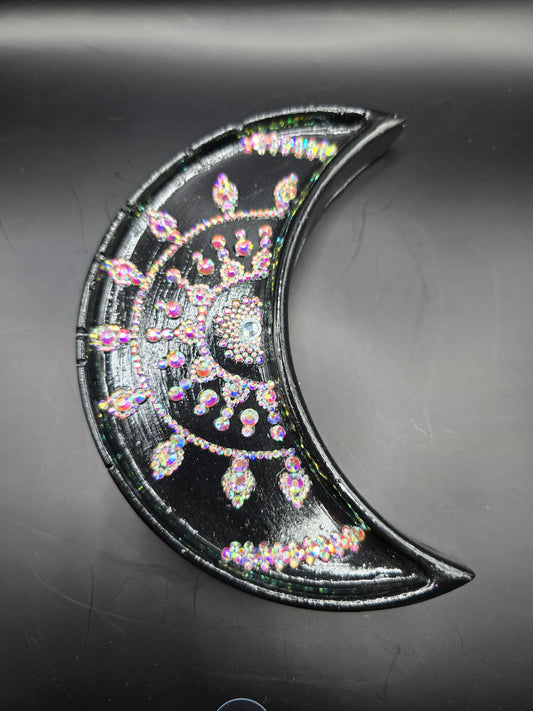 Celina Miller Art - Bling Crescent Moon Bowl