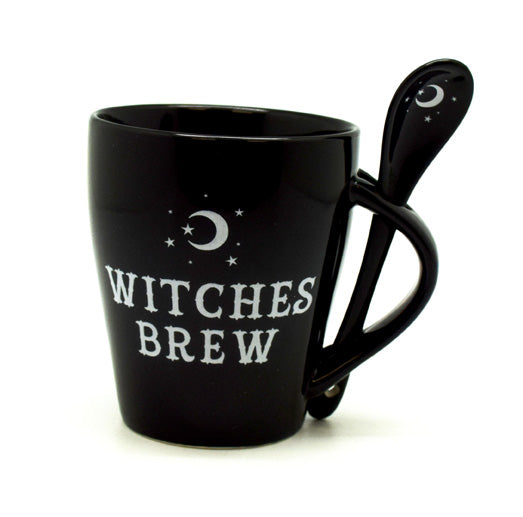 Witches Brew With Spoon Mug