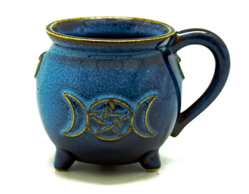 Blue Glaze Pentagram Mug
