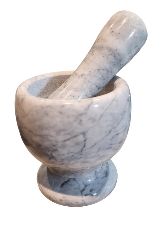 Large Marble Mortar and Pestle