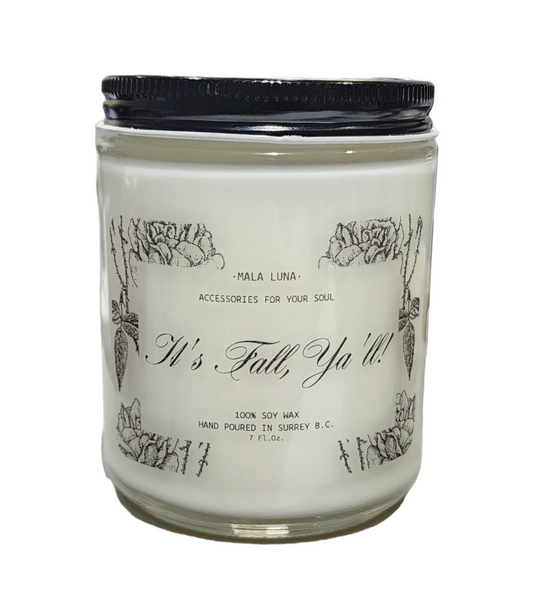 Mala Luna It's Fall Ya'll Candle