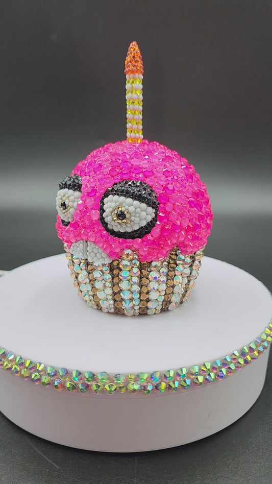 Celina Miller Art - Bling Carl the Cupcake