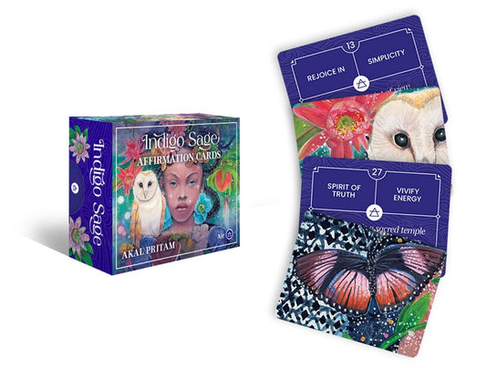 Indigo Sage Affirmation Cards - Akal Pritam